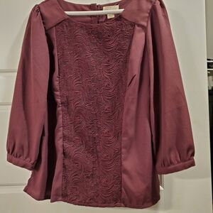 Brand New Lucy and Laurel purple blouse.